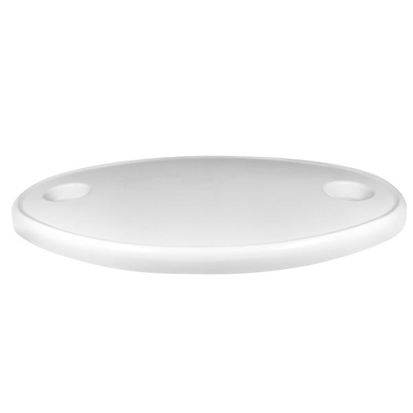 Tischplatte aus Kunststoff, oval, 70x50cm