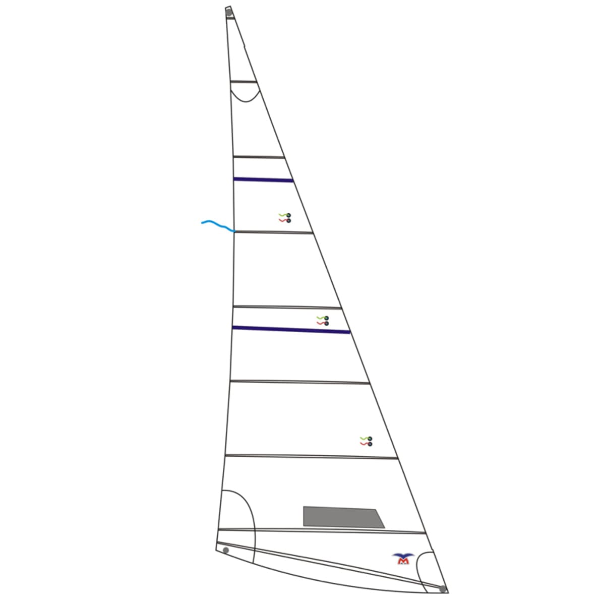 One Design Segel Corsaire Fock Regatta